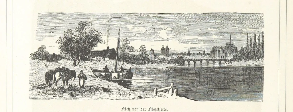 An illustration from Bilder aus Elsass Lothringen. Original-Zeichnungen von R. Assmus ... Schilderungen von K. S, 1876, leaf 48