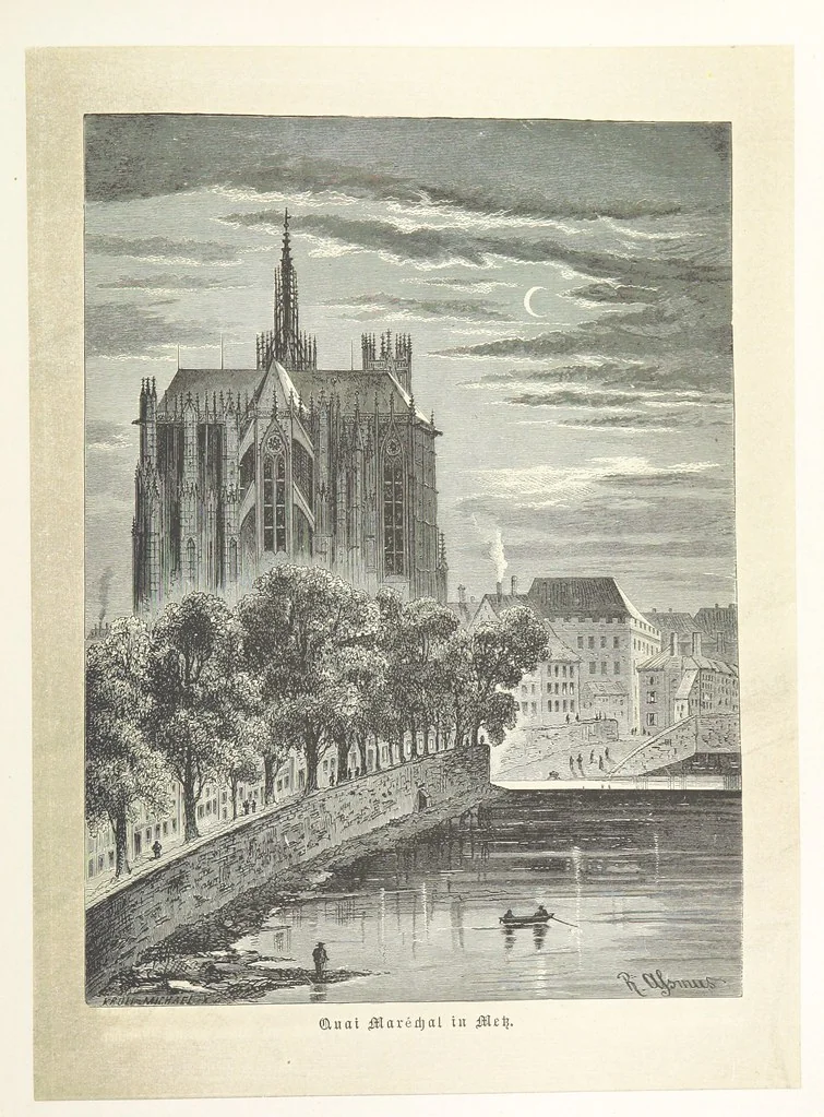 An illustration from Bilder aus Elsass Lothringen. Original-Zeichnungen von R. Assmus ... Schilderungen von K. S, 1876, leaf 53