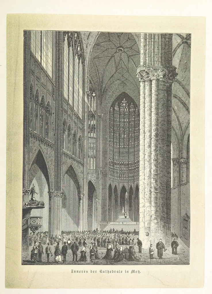 An illustration from Bilder aus Elsass Lothringen. Original-Zeichnungen von R. Assmus ... Schilderungen von K. S, 1876, leaf 75