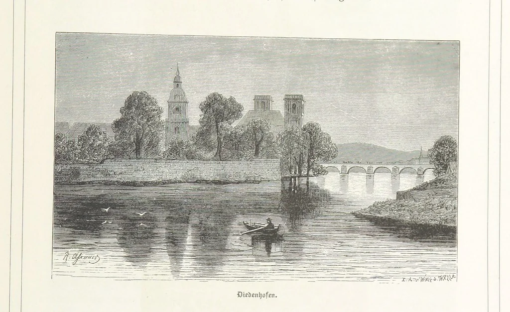 An illustration from Bilder aus Elsass Lothringen. Original-Zeichnungen von R. Assmus ... Schilderungen von K. S, 1876, leaf 85
