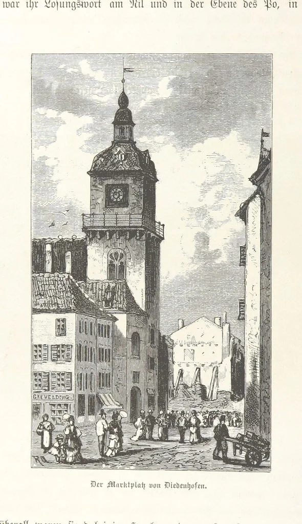 An illustration from Bilder aus Elsass Lothringen. Original-Zeichnungen von R. Assmus ... Schilderungen von K. S, 1876, leaf 86