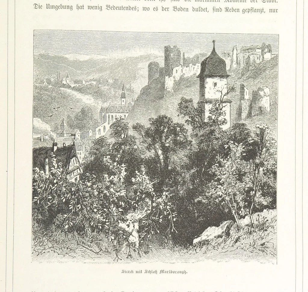 An illustration from Bilder aus Elsass Lothringen. Original-Zeichnungen von R. Assmus ... Schilderungen von K. S, 1876, leaf 87