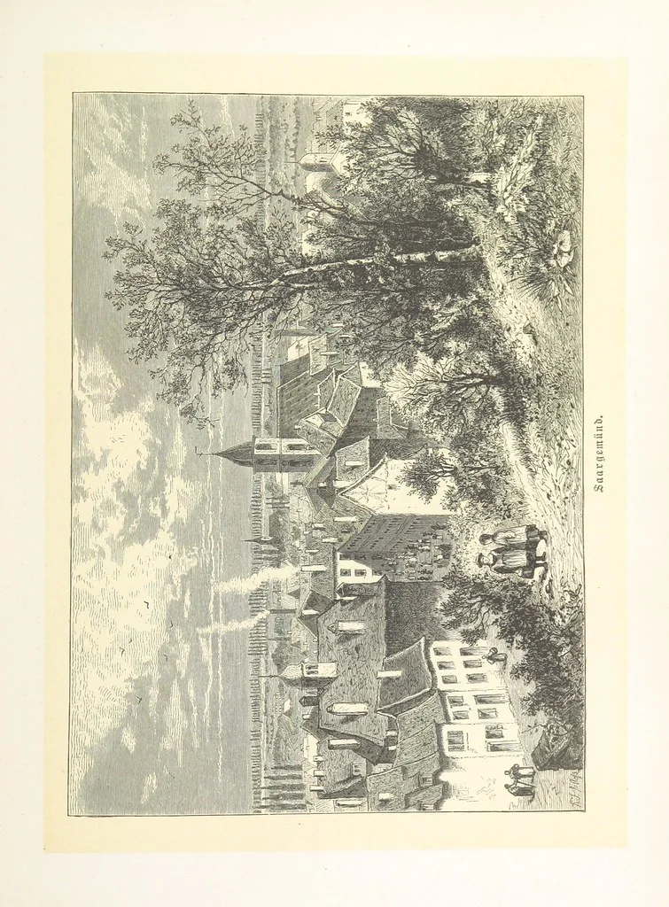 An illustration from Bilder aus Elsass Lothringen. Original-Zeichnungen von R. Assmus ... Schilderungen von K. S, 1876, leaf 95