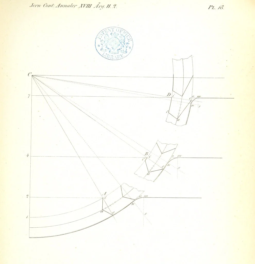 An illustration from Supplementary plates and tables, 1825, leaf 55