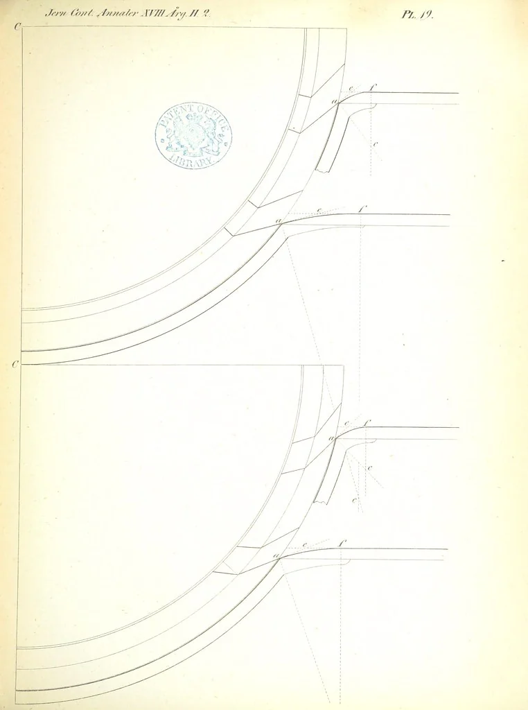 An illustration from Supplementary plates and tables, 1825, leaf 57