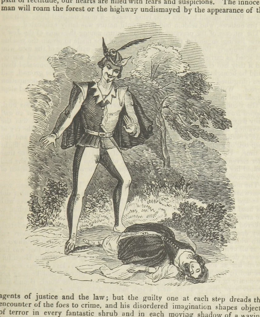 An illustration from Maid Marian, the Forest Queen, being a companion to “Robin Hood.”, 1849, leaf 131