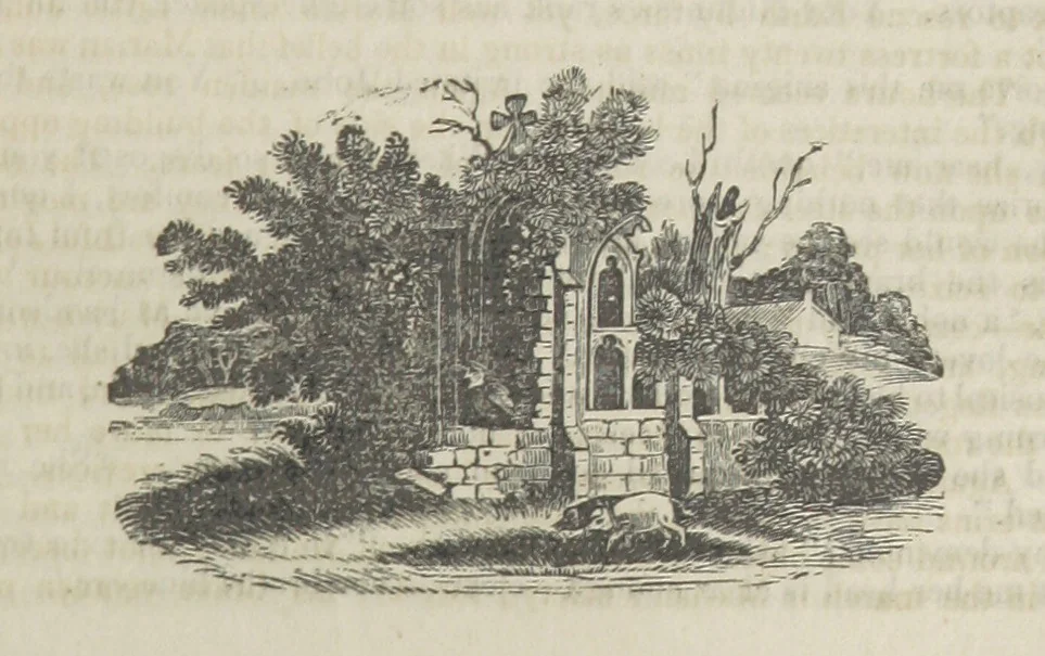 An illustration from Maid Marian, the Forest Queen, being a companion to “Robin Hood.”, 1849, leaf 79