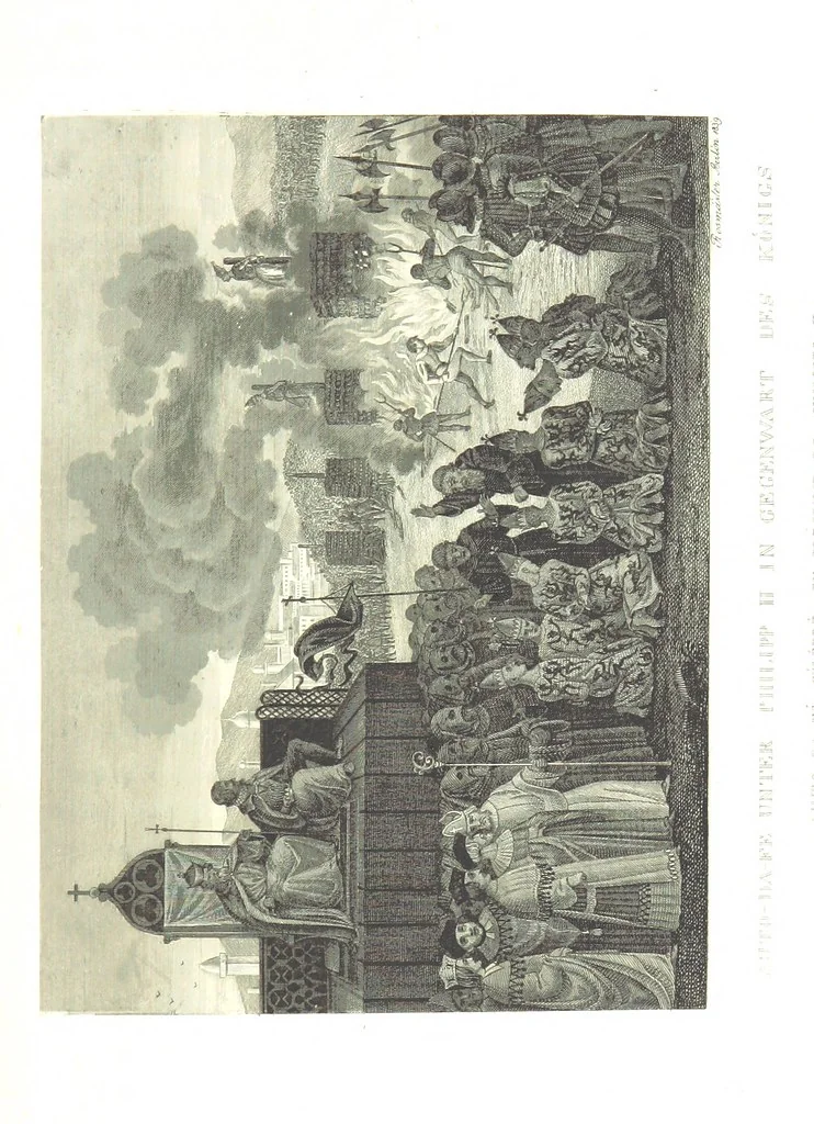 An illustration from Das Welttheater, oder die allgemeine Weltgeschichte von der Schöpfung bis zum Jahr 1840, etc, 1834, leaf 149