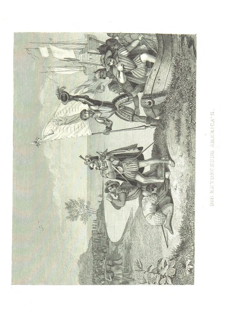 An illustration from Das Welttheater, oder die allgemeine Weltgeschichte von der Schöpfung bis zum Jahr 1840, etc, 1834, leaf 17