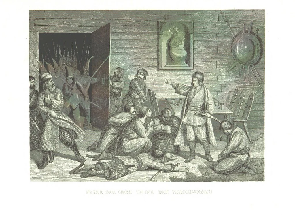 An illustration from Das Welttheater, oder die allgemeine Weltgeschichte von der Schöpfung bis zum Jahr 1840, etc, 1834, leaf 687