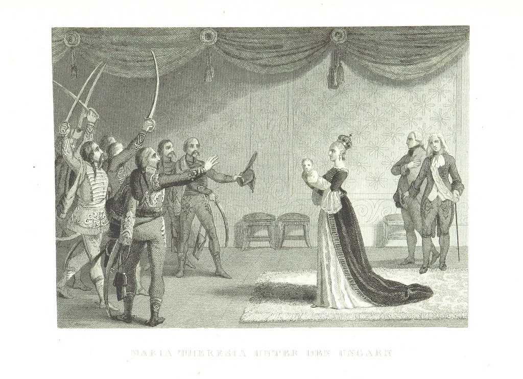 An illustration from Das Welttheater, oder die allgemeine Weltgeschichte von der Schöpfung bis zum Jahr 1840, etc, 1834, leaf 735