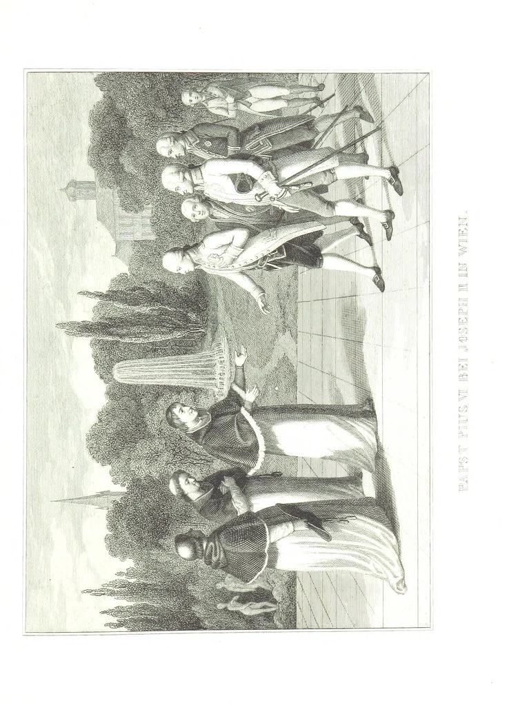 An illustration from Das Welttheater, oder die allgemeine Weltgeschichte von der Schöpfung bis zum Jahr 1840, etc, 1834, leaf 807