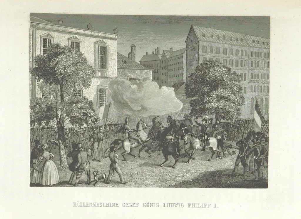 An illustration from Das Welttheater, oder die allgemeine Weltgeschichte von der Schöpfung bis zum Jahr 1840, etc, 1834, leaf 1041