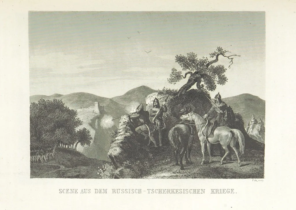 An illustration from Das Welttheater, oder die allgemeine Weltgeschichte von der Schöpfung bis zum Jahr 1840, etc, 1834, leaf 1095