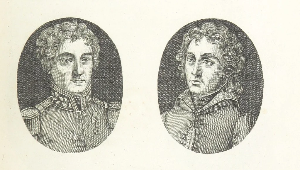 An illustration from Das Welttheater, oder die allgemeine Weltgeschichte von der Schöpfung bis zum Jahr 1840, etc, 1834, leaf 1113