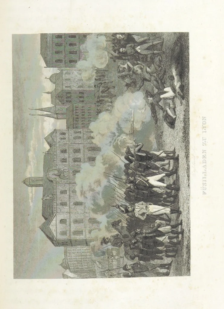 An illustration from Das Welttheater, oder die allgemeine Weltgeschichte von der Schöpfung bis zum Jahr 1840, etc, 1834, leaf 415