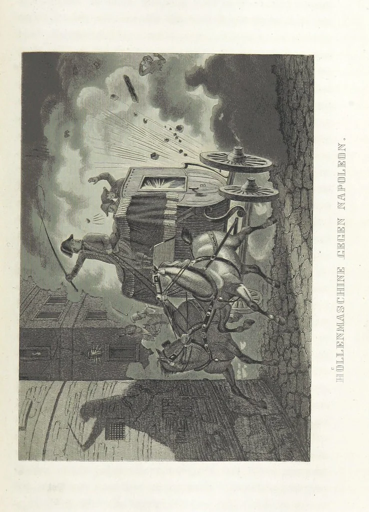 An illustration from Das Welttheater, oder die allgemeine Weltgeschichte von der Schöpfung bis zum Jahr 1840, etc, 1834, leaf 605