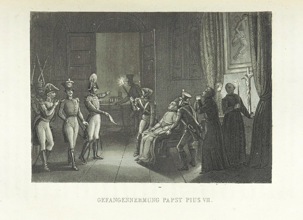 An illustration from Das Welttheater, oder die allgemeine Weltgeschichte von der Schöpfung bis zum Jahr 1840, etc, 1834, leaf 767