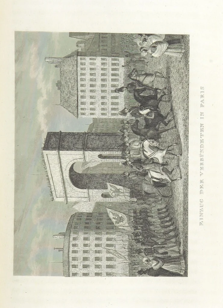 An illustration from Das Welttheater, oder die allgemeine Weltgeschichte von der Schöpfung bis zum Jahr 1840, etc, 1834, leaf 827