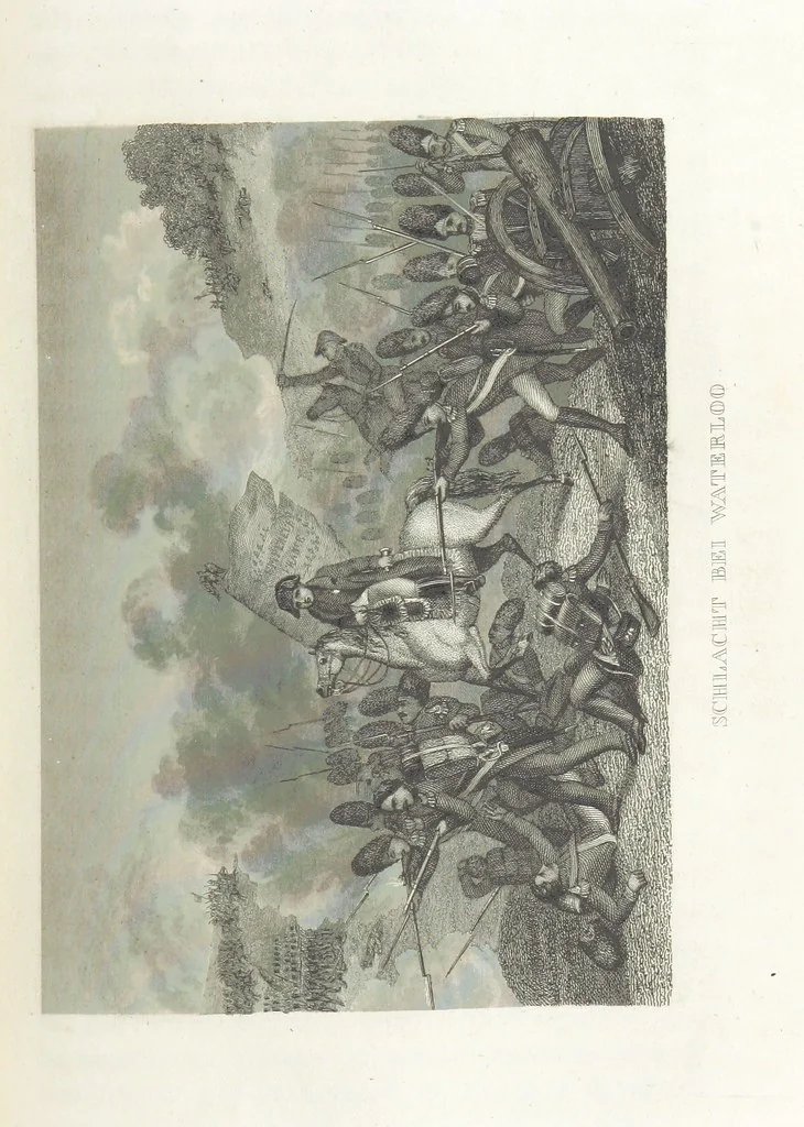 An illustration from Das Welttheater, oder die allgemeine Weltgeschichte von der Schöpfung bis zum Jahr 1840, etc, 1834, leaf 845