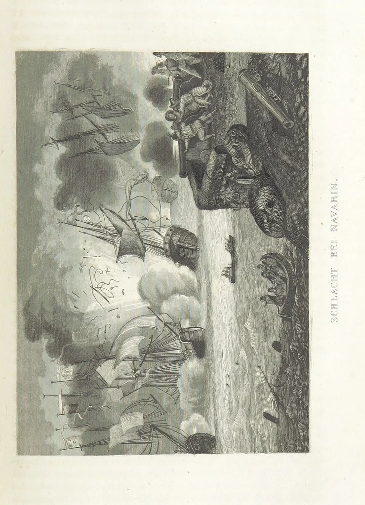 An illustration from Das Welttheater, oder die allgemeine Weltgeschichte von der Schöpfung bis zum Jahr 1840, etc, 1834, leaf 941