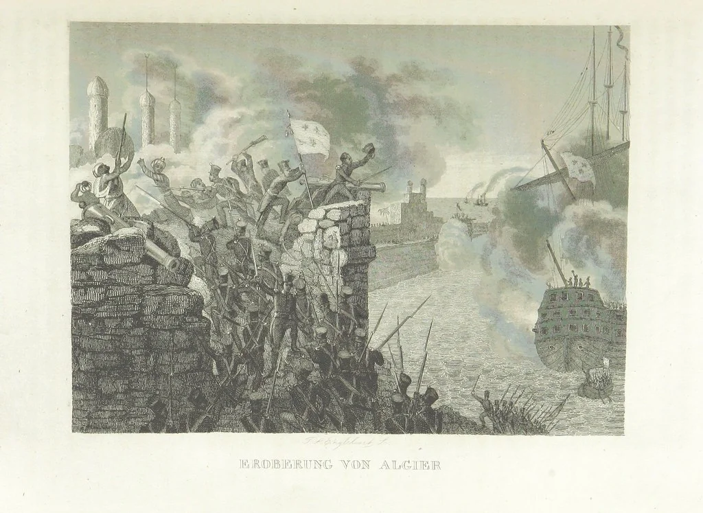 An illustration from Das Welttheater, oder die allgemeine Weltgeschichte von der Schöpfung bis zum Jahr 1840, etc, 1834, leaf 979