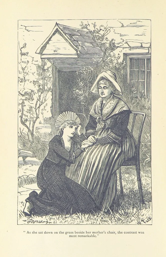 An illustration from Old pictures in a new frame ... With illustrations, 1877, leaf 8