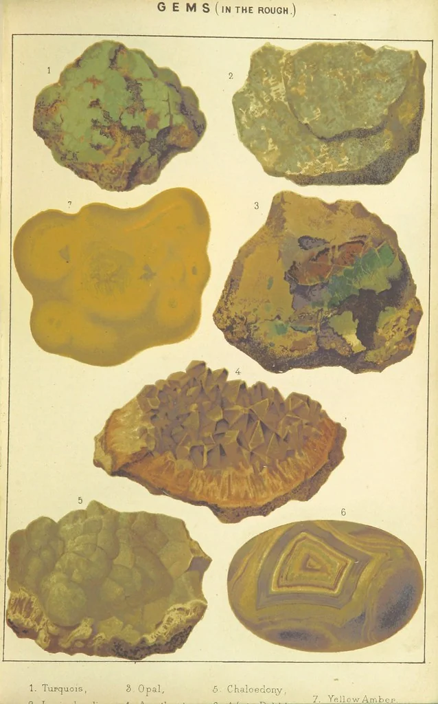 An illustration from Precious Stones and Gems, their history and distinguishing characteristics ... Illustrated, etc, 1877, leaf 201