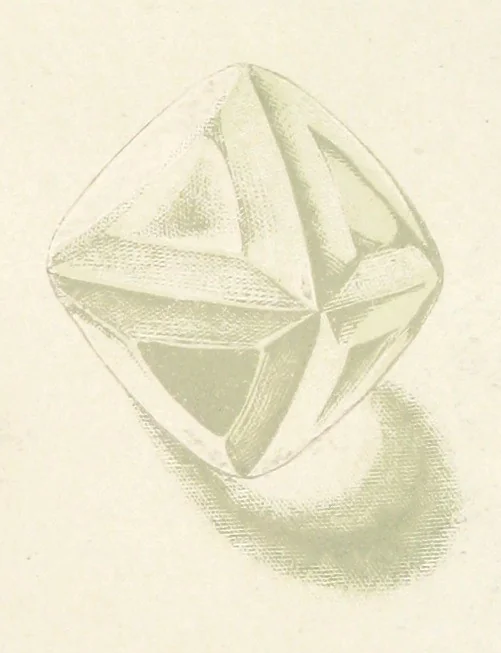 An illustration from Precious Stones and Gems ... Fifth edition, revised and largely rewritten, with chapters on the ruby mines of Burma, 1892, leaf 107