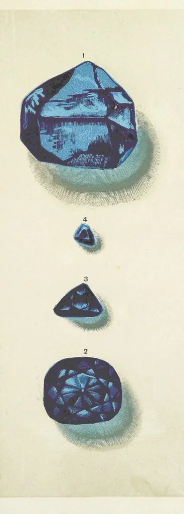 An illustration from Precious Stones and Gems ... Fifth edition, revised and largely rewritten, with chapters on the ruby mines of Burma, 1892, leaf 169