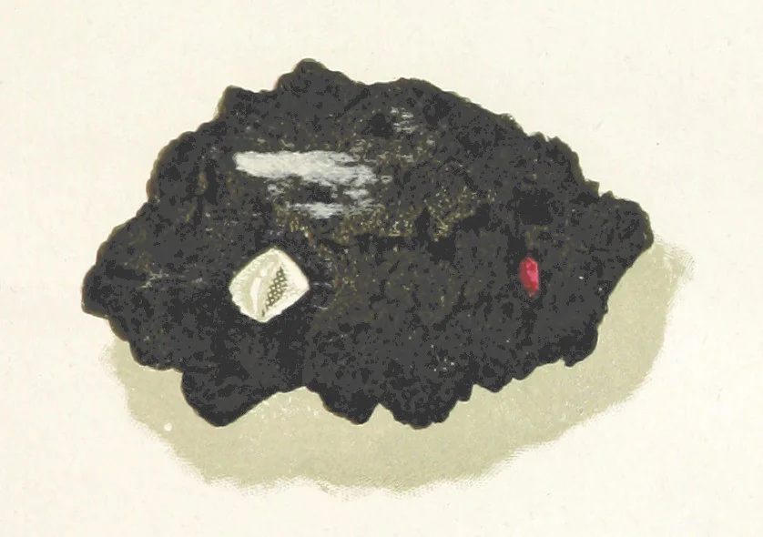 An illustration from Precious Stones and Gems ... Fifth edition, revised and largely rewritten, with chapters on the ruby mines of Burma, 1892, leaf 97