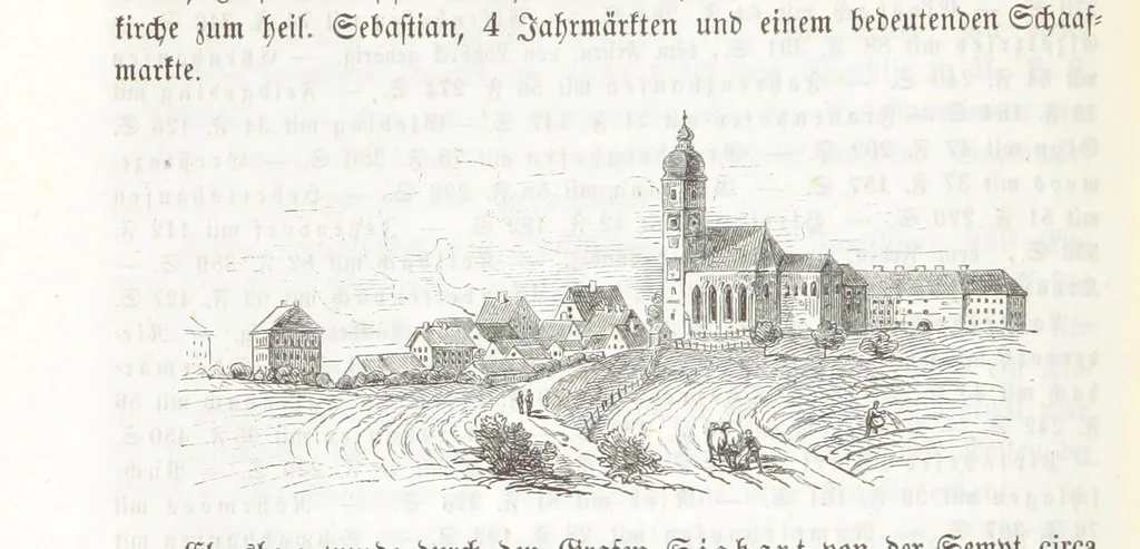 An illustration from Bayern. Ein geographisch-statistisch-historisches Handbuch des Königreiches ... Mit 300 Illustrationen, 1852, leaf 124