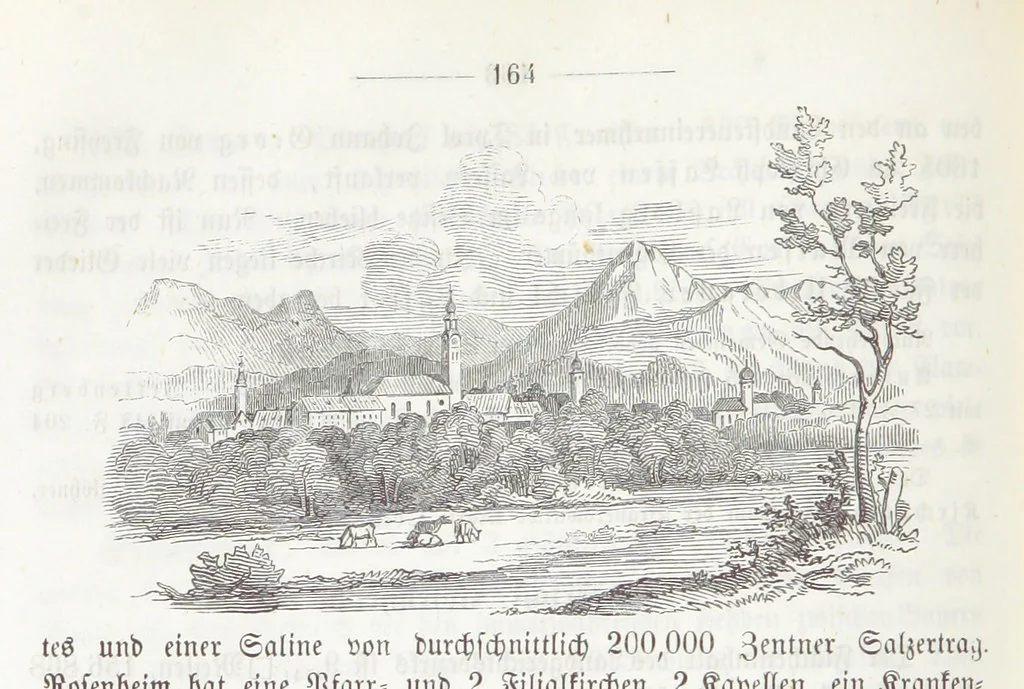 An illustration from Bayern. Ein geographisch-statistisch-historisches Handbuch des Königreiches ... Mit 300 Illustrationen, 1852, leaf 182