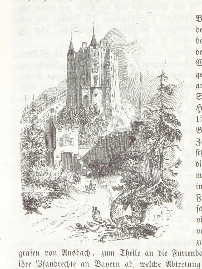 An illustration from Bayern. Ein geographisch-statistisch-historisches Handbuch des Königreiches ... Mit 300 Illustrationen, 1852, leaf 188