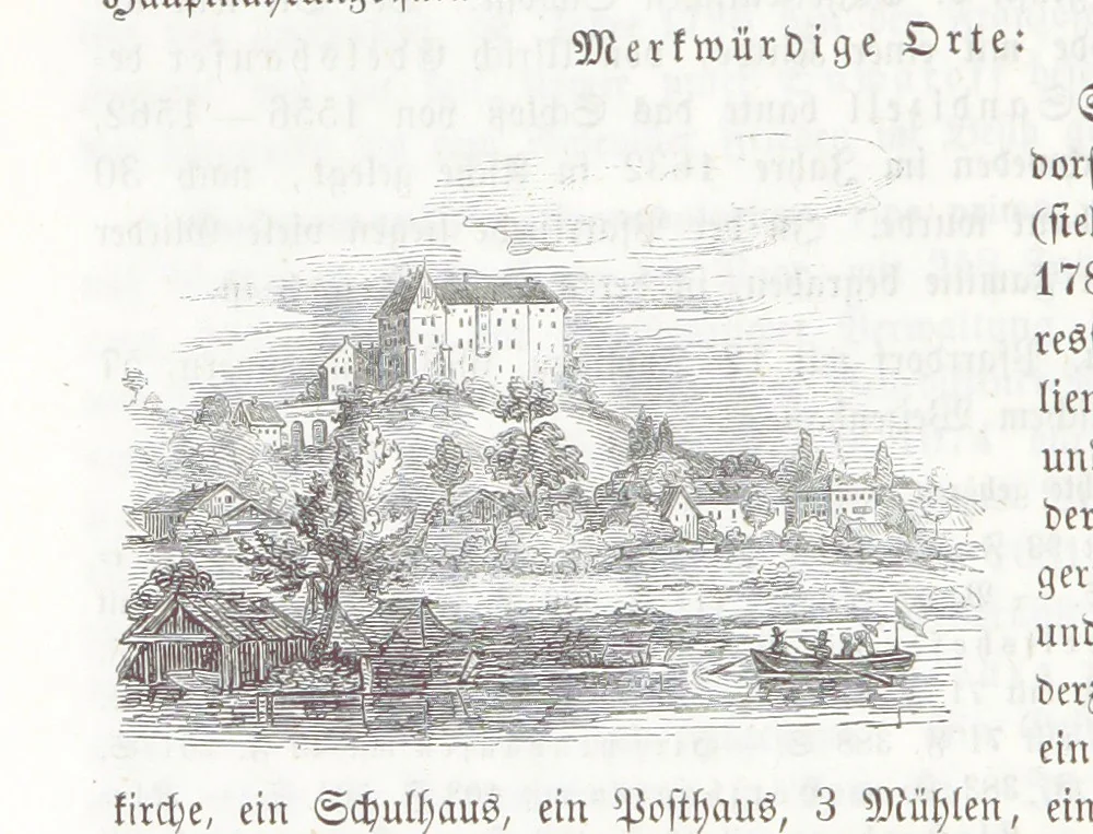 An illustration from Bayern. Ein geographisch-statistisch-historisches Handbuch des Königreiches ... Mit 300 Illustrationen, 1852, leaf 192