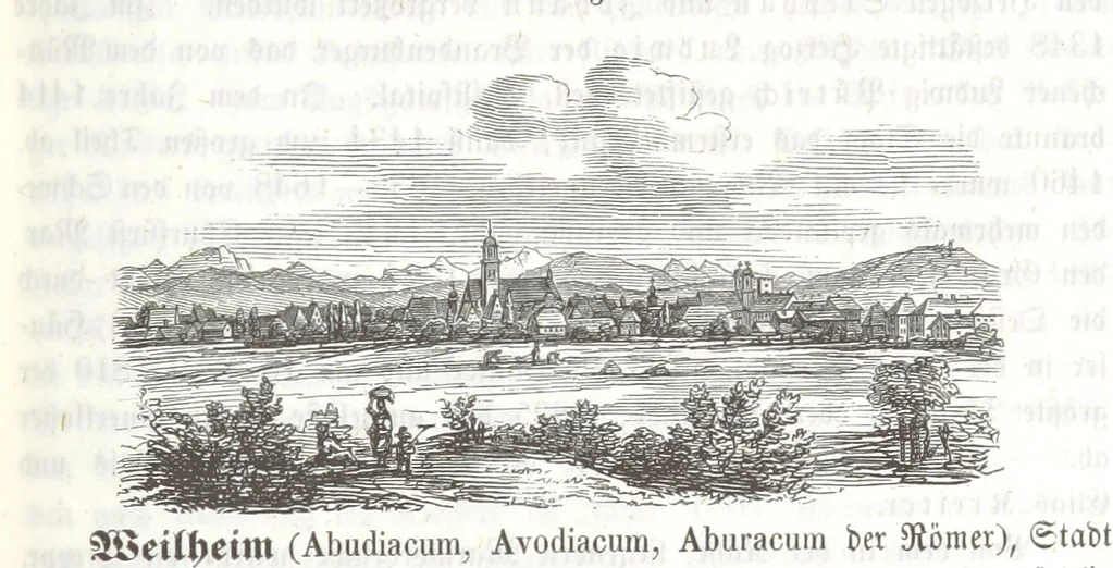 An illustration from Bayern. Ein geographisch-statistisch-historisches Handbuch des Königreiches ... Mit 300 Illustrationen, 1852, leaf 215