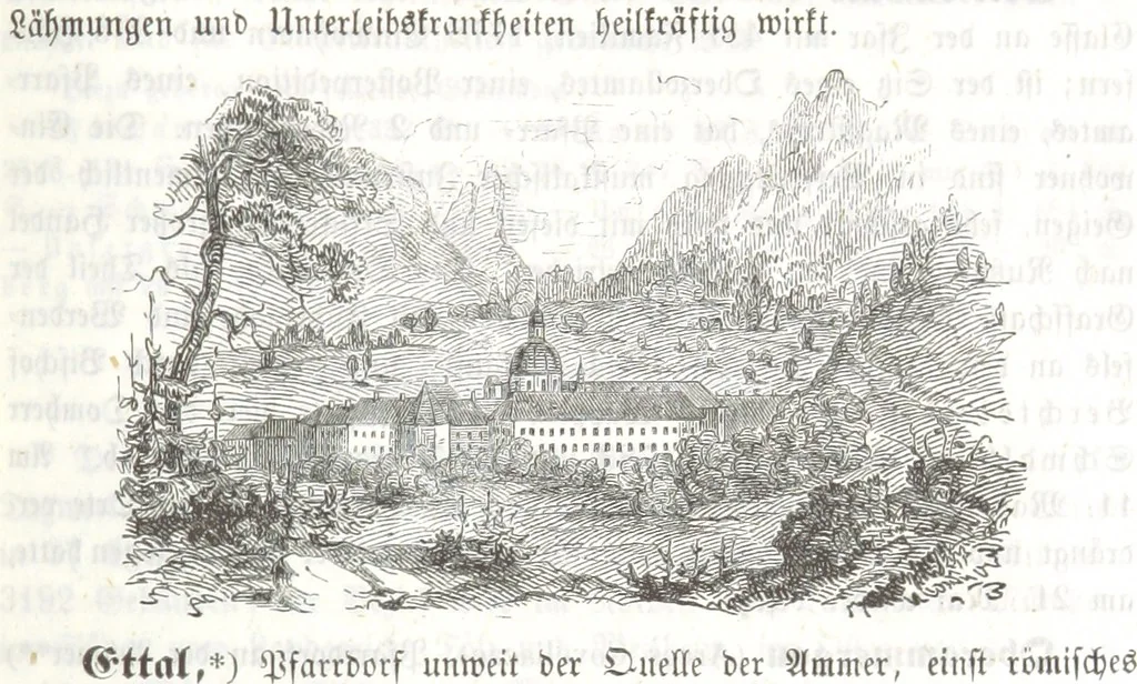 An illustration from Bayern. Ein geographisch-statistisch-historisches Handbuch des Königreiches ... Mit 300 Illustrationen, 1852, leaf 221