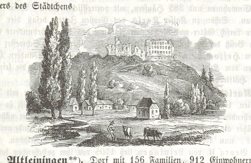 An illustration from Bayern. Ein geographisch-statistisch-historisches Handbuch des Königreiches ... Mit 300 Illustrationen, 1852, leaf 381
