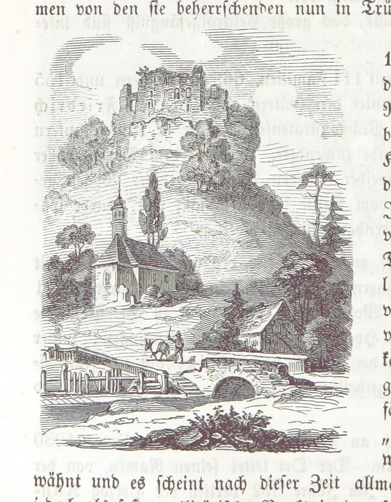 An illustration from Bayern. Ein geographisch-statistisch-historisches Handbuch des Königreiches ... Mit 300 Illustrationen, 1852, leaf 398