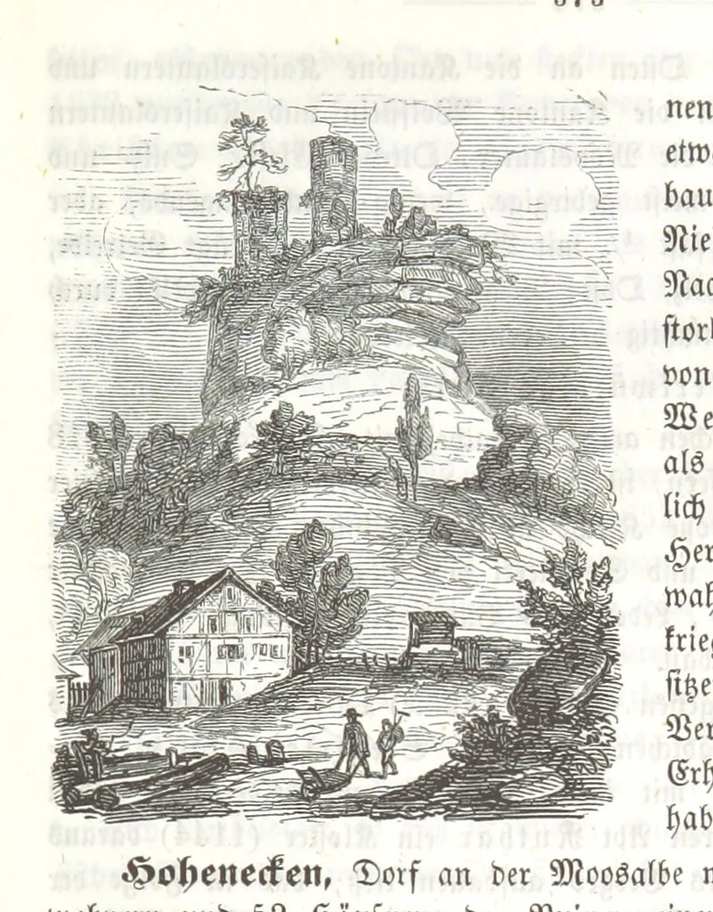An illustration from Bayern. Ein geographisch-statistisch-historisches Handbuch des Königreiches ... Mit 300 Illustrationen, 1852, leaf 399