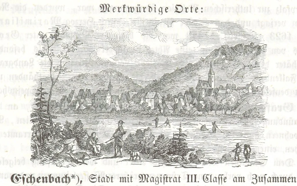 An illustration from Bayern. Ein geographisch-statistisch-historisches Handbuch des Königreiches ... Mit 300 Illustrationen, 1852, leaf 497