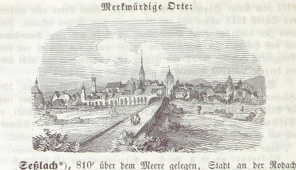An illustration from Bayern. Ein geographisch-statistisch-historisches Handbuch des Königreiches ... Mit 300 Illustrationen, 1852, leaf 676