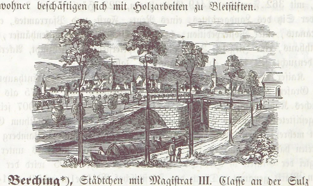 An illustration from Bayern. Ein geographisch-statistisch-historisches Handbuch des Königreiches ... Mit 300 Illustrationen, 1852, leaf 736