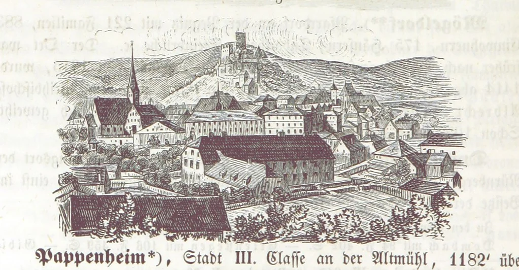 An illustration from Bayern. Ein geographisch-statistisch-historisches Handbuch des Königreiches ... Mit 300 Illustrationen, 1852, leaf 796