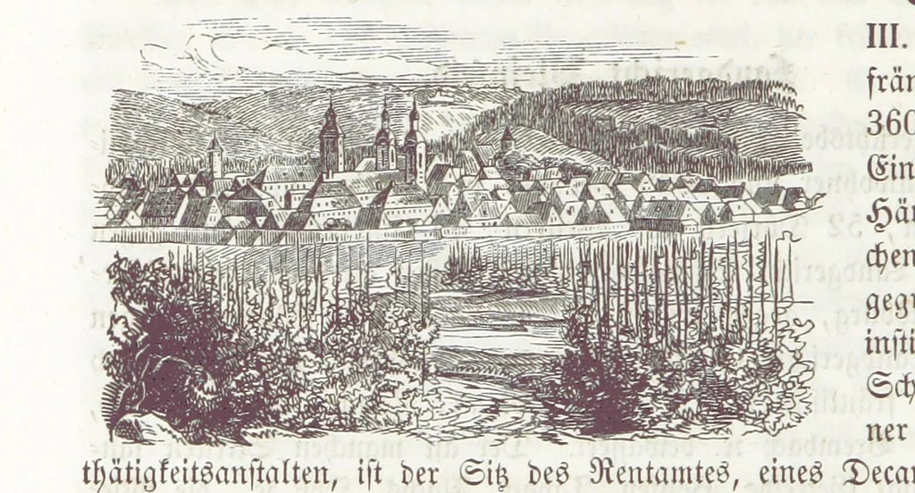 An illustration from Bayern. Ein geographisch-statistisch-historisches Handbuch des Königreiches ... Mit 300 Illustrationen, 1852, leaf 800