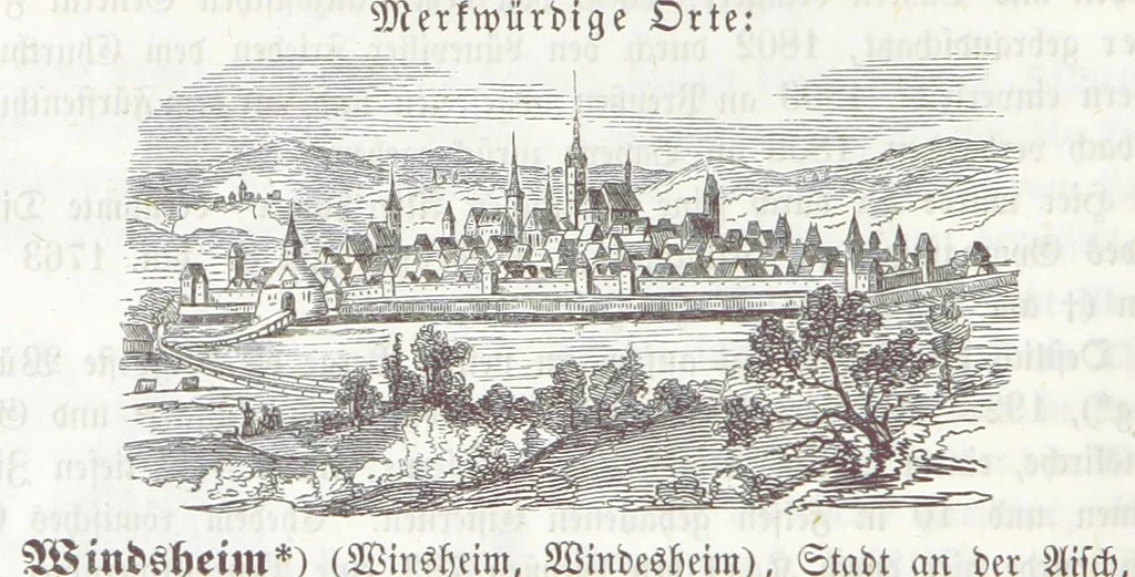 An illustration from Bayern. Ein geographisch-statistisch-historisches Handbuch des Königreiches ... Mit 300 Illustrationen, 1852, leaf 818