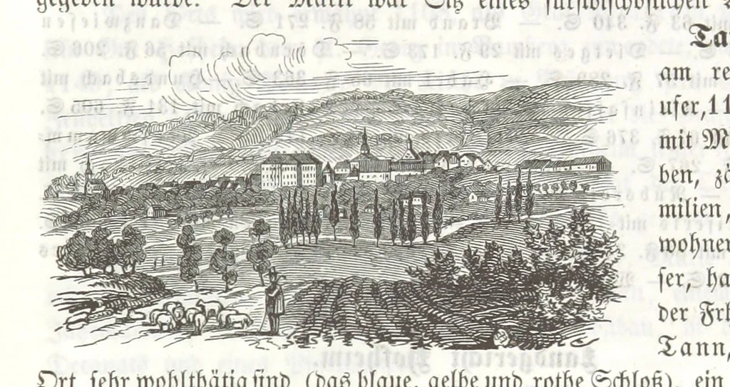 An illustration from Bayern. Ein geographisch-statistisch-historisches Handbuch des Königreiches ... Mit 300 Illustrationen, 1852, leaf 893