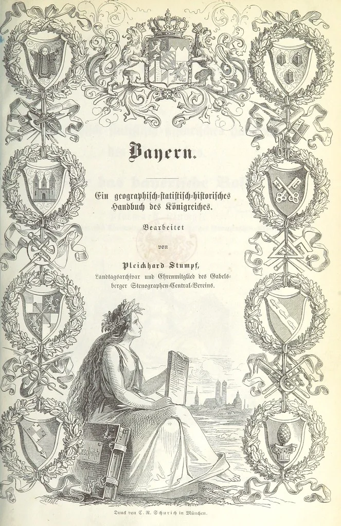 An illustration from Bayern. Ein geographisch-statistisch-historisches Handbuch des Königreiches ... Mit 300 Illustrationen, 1852, leaf 9