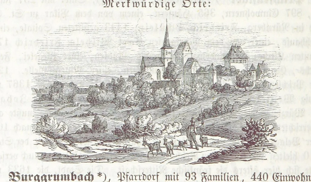 An illustration from Bayern. Ein geographisch-statistisch-historisches Handbuch des Königreiches ... Mit 300 Illustrationen, 1852, leaf 972