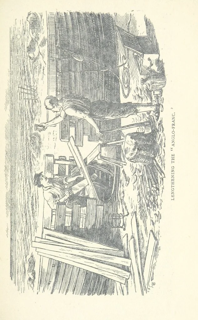 An illustration from Jethou; or, Crusoe life in the Channel Isles, 1892, leaf 249